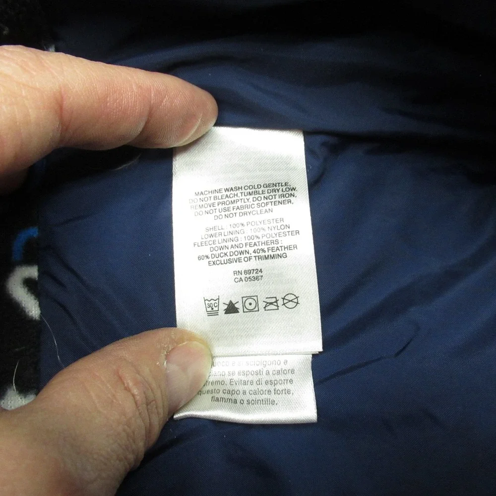 Columbia Snuggly Bunny Down Bunting 6-12 Months Blue Insulated Hooded Snowsuit‎